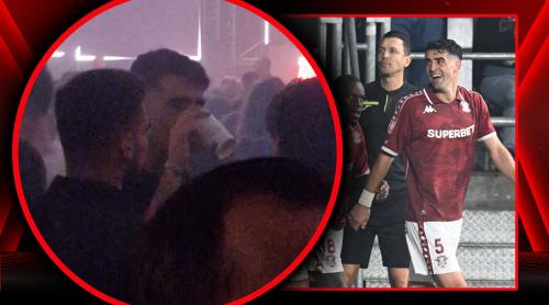 Foto exclusiv. Unde a sărbătorit Pașcanu golul cu FC Argeș! Ce făcea fundașul Rapidului la 2 noaptea