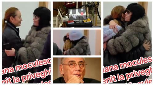 Mariana Moculescu a lăsat deoparte orice urmă de orgoliu și a venit să își susțină fiica, la priveghiul lui Horia Moculescu! Momentul a fost unul de a dreptul emoționant