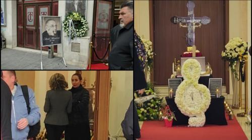 Primele imagini de la priveghiul lui Horia Moculescu. Sicriul cu trupul neînsufleţit, depus la Teatrul de Revistă &#8221;Constantin Tănase&#8221; din Bucureşti FOTO și VIDEO