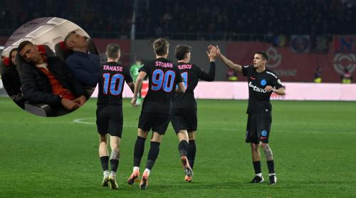 Un fan al Stelei, discuție fabuloasă cu Radu Petrescu și Marcel Bîrsan în avion. Ce le a zis despre FCSB. Foto exclusiv