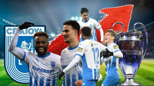 Ce adversari ar avea Universitatea Craiova în Liga Campionilor, dacă oltenii iau titlul! Capi de serie prin coeficientul european record obținut în 2025