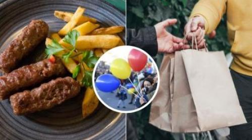 Comandă record de 1 decembrie. Cât a plătit un bucureștean pentru mici și cartofi prăjiți de Ziua Națională