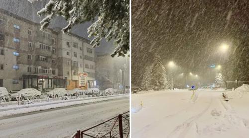 Crăciun cu zăpadă de 25 cm în România! Ninsori în cea mai mare parte a țării, până vineri, anunță ANM. Cod galben de vânt și viscol | HARTĂ