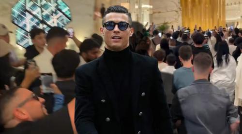 Cristiano Ronaldo a provocat isterie într un mall din Dubai: „Imaginați vă asta la înmormântarea lui Jota”