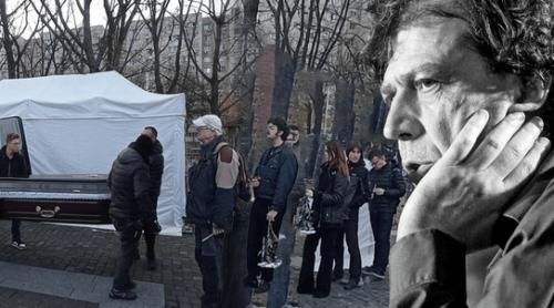 Cutremurător! Coadă la priveghiul lui Artan, ca în comunism! Sute de persoane i au adus un ultim omagiu: „Adio, Everestul muzicii rock!” Fiica lui e un munte de durere
