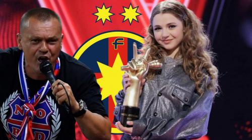 I a luat trofeul fiicei lui Andrei Nicolescu la Vocea României și merge la FCSB – Fenerbahce! Nepoata lui Dorin Goian este o mare fană a campioanei