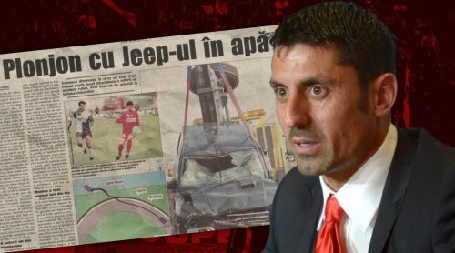Ionel Dănciulescu a plonjat cu Jeep ul în Lacul Morii: “M a salvat maşina! Am sărit 50 de metri în aer”