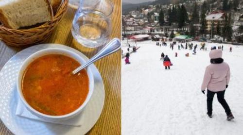 Prima pârtie deschisă în sezonul acesta. Cât o costă o porție de ciorbă | VIDEO