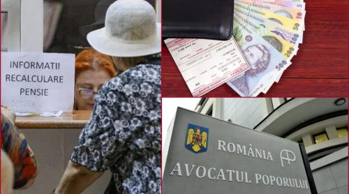 Raport teribil al Avocatului Poporului privind pensiile românilor: Se pune în pericol dreptul fundamental la pensie