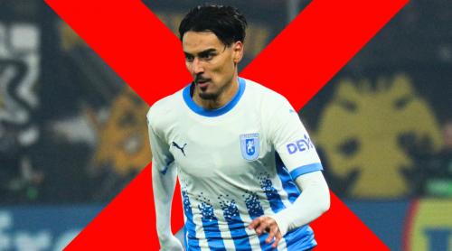 Ratează Ştefan Baiaram transferul de la Universitatea Craiova după eliminarea şoc din Conference League?! “Trebuia lăsat în teren!”