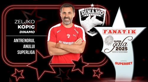 Zeljko Kopic, discurs în premieră în limba română la Super Gala Fanatik 2025. Dialog de senzație cu Gigi Becali: „Ești singurul antrenor care mă bate”