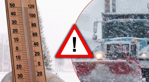 Avertisment de la ANM! Ce urmează în toată țara după iarna instalată în ultimele ore: „Vin temperaturi de minus 10 grade chiar și în București!”