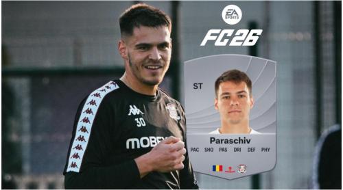 Cât de bun este, de fapt, Daniel Paraschiv, atacantul transferat de Rapid. Ce rating are în EA SPORTS FC 26, jocul adorat de milioane de români