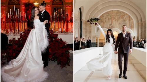 Cine a făcut, de fapt, rochia purtată de soția lui Radu Drăgușin, Ioana. Surpriza e mare