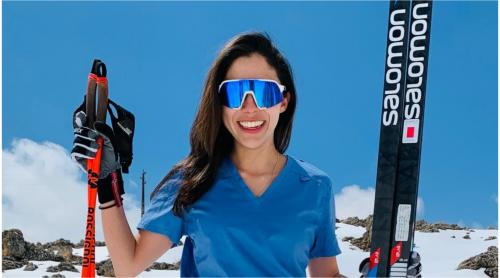 Cine e doctorița care va participa la Jocurile Olimpice de iarnă. A început să practice sport în urmă cu 6 ani