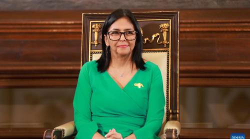 Delcy Rodriguez a depus oficial jurământul ca președinte al Venezuelei după răpirea lui Maduro