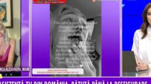 Primele declarații ale fostei asistente TV care și a acuzat iubitul că a bătut o crunt: "Am fost spălată pe creier"