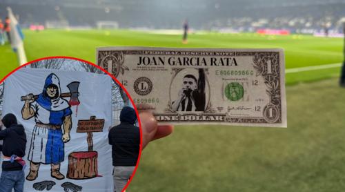 Scene șocante la derby ul Cataluniei! Fanii lui Espanyol au aruncat cu bancnote cu chipul lui Joan García, portarul Barcelonei. „Vrem capul lui”. Foto și video