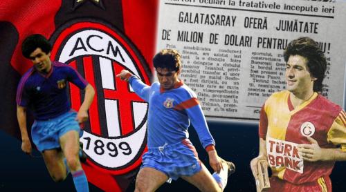 Steaua a vrut să îi dea “la pachet” pe Hagi şi Lăcătuş la AC Milan! Care a fost primul transfer făcut după Revoluţie: “A luat 100.000 de dolari la semnătură”