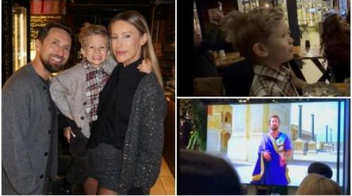 Tiago Oțil, fanul tatălui său. Cum a reacționat fiul lui Dani Oțil la evenimentul de vizionare a primului episod de Power Couple