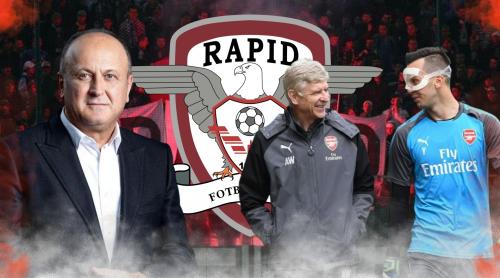 Transfer surpriză: jucătorul format de Arsenal negociază cu Rapid! Exclusiv
