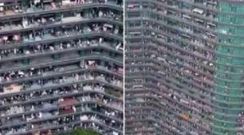 Un "oraș" de 260.000 mp într o singură clădire: 20.000 de oameni care nu trebuie să iasă niciodată din ea