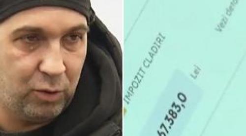 Un român s a trezit cu taxe de 300 de ori mai mari decât anul trecut: Sper să fie o greşeală, dacă nu, procese