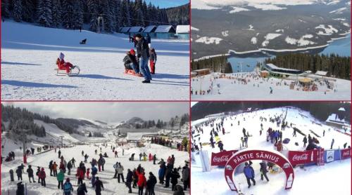 Unde te dai cu sania dacă nu știi să schiezi în România! Sinaia, singura stațiune care nu are și pârtie de săniuș