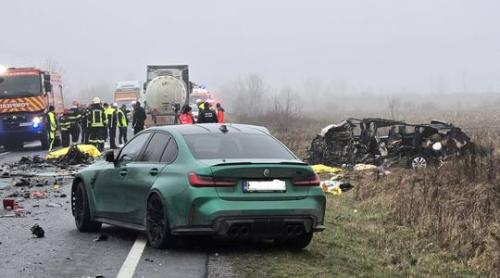 Victimele accidentului tragic din Timiș erau suporteri ai echipei PAOK Salonic, antrenată de Răzvan Lucescu. Momentul producerii impactului VIDEO