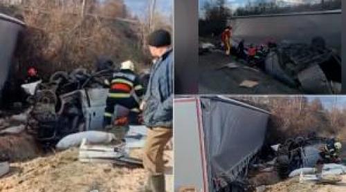 A evitat gropile şi a ucis o familie pe DN6. Acum 12 zile, şoseaua morţii îşi lua tribut 7 suporteri greci