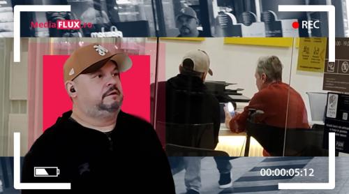 Bobonete joacă cel mai important rol al vieții, rolul de fiu. Gest emoționant față de tatăl său care se deplasează în cadru FOTO și VIDEO PAPARAZZI