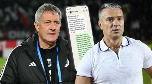 Ce i a scris Daniel Pancu lui Cristiano Bergodi și cum i a răspuns italianul. Mesaje exclusive