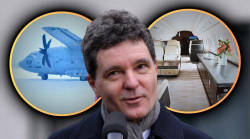 Cum arată avionul cu care zboară Nicuşor Dan în SUA. Cât costă aeronava închiriată de la Ion Ţiriac
