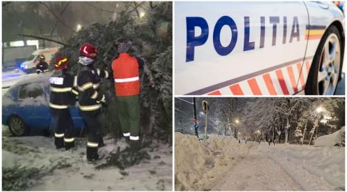 Descoperire teribilă în București, în plin cod de ninsori. Un bărbat a fost găsit fără suflare în taxiul pe care l conducea