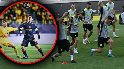 FCSB se antrenează pe sintetic după ninsorile masive din Bucureşti: „E mult mai bun decât cel de la Bodo, unde Inter a suferit!”