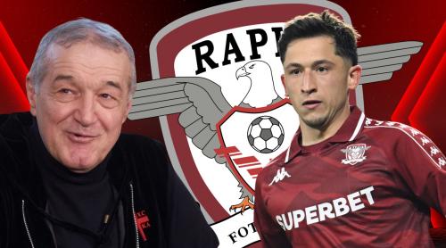 Gigi Becali a dezvăluit salariul uluitor al lui Olimpiu Moruțan la Rapid. Exclusiv