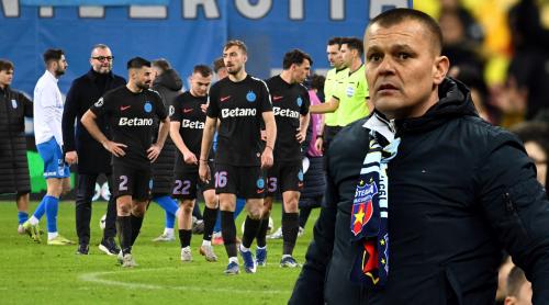 Gigi Mustaţă îi mitraliază pe jucătorii FCSB ului după înfrângerea cu Universitatea Craiova: “Lipsă de atitudine! Este cea mai mare ruşine din istorie să ratezi play off ul!”