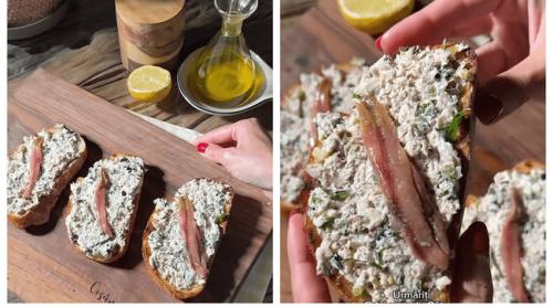 Gustarea perfectă pentru mic dejun, prânz sau o cină ușoară. Este delicioasă, se prepară rapid și conține ingrediente simple. VIDEO