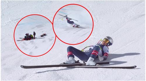 Lindsey Vonn, accidentare „horror” la Jocurile Olimpice de iarnă! A fost luată cu elicopterul. Video