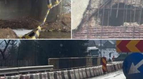 Pericol pe drumurile din zona Moldovei: Peste 35 de poduri au nevoie urgentă de reparații