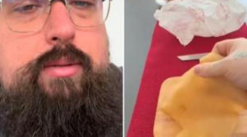 Reacţia unui american care mânâncă pentru prima dată şorici: "Românii ştiu ce fac"