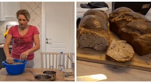 Rețeta Mirelei Vaida de pâine de casă la cuptor. De la mama ei o știe