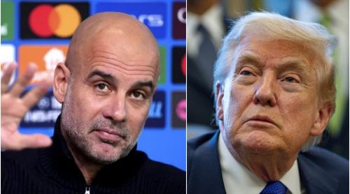 Scandat total pe axa Premier League – Casa Albă. Pep Guardiola, antrenorul lui Manchester City, atac frontal la adresa lui Donald Trump