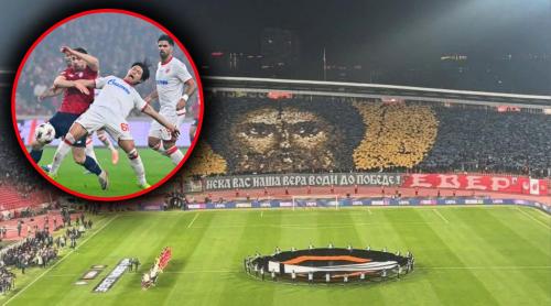 Scenografia serii în Europa League. A apărut Iisus Hristos