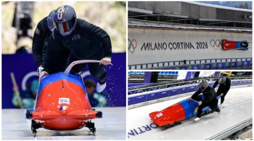 VIDEO Tentea și Iordache, locul 5 la Bob. România marchează cea mai bună performanță la Jocurile Olimpice 2026