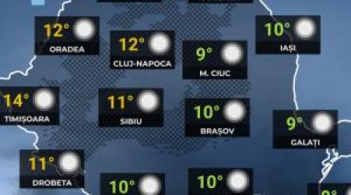 Vremea de mâine 28 februarie. Se încălzește în cea mai mare parte a țării. Maxime, între 5 şi 16 grade