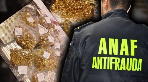 ANAF, captură de 6 kilograme de aur la o casă de amanet. Reacția surpriză a patronului: „Acele obiecte vor ajunge înapoi la noi”