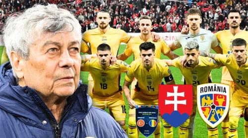 Avem echipa de start a României cu Slovacia! Surpriza decisă de Mircea Lucescu de pe patul de spital. Exclusiv