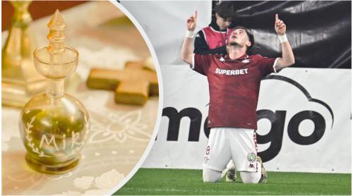 El este unul dintre cei mai credincioși jucători din România. Ce face de fiecare dată când ieste din casă