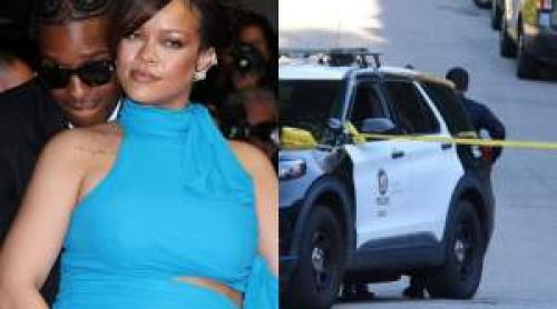 Focuri de armă acasă la Rihanna! O persoană a fost arestată